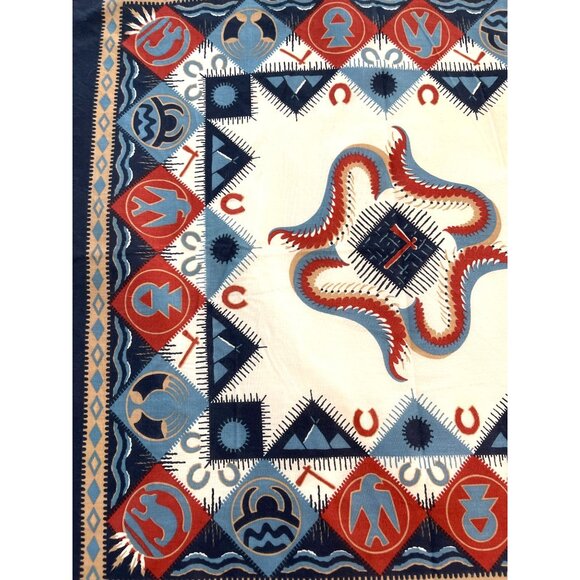 Cowboy Bandana Native American Tribal Southwestern Handkerchief Western Scarf - Picture 3 of 8